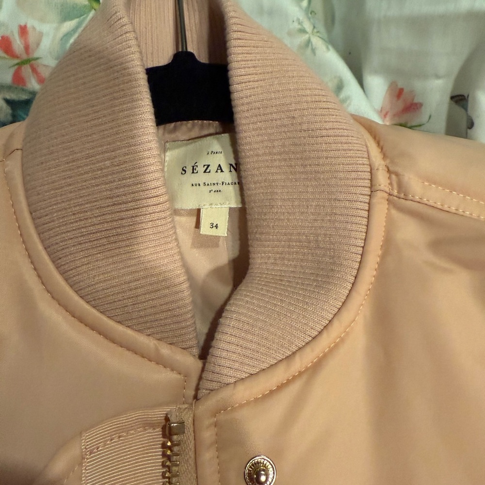 Sezane Richie Coat in Pink - Picture 4 of 5